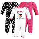 Hudson Baby Baby Cotton Union Suit, 3 Pack