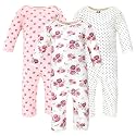 Hudson Baby Baby Cotton Union Suit, 3 Pack