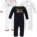 Hudson Baby Baby Cotton Union Suit, 3 Pack