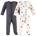Hudson Baby Baby Cotton Union Suit, 3 Pack