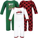 Hudson Baby Baby Cotton Union Suit, 3 Pack