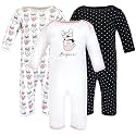 Hudson Baby Baby Cotton Union Suit, 3 Pack