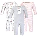 Hudson Baby Baby Cotton Union Suit, 3 Pack