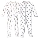 Hudson Baby Baby Cotton Union Suit, 3 Pack