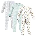 Hudson Baby Baby Cotton Union Suit, 3 Pack