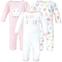 Hudson Baby Baby Cotton Union Suit, 3 Pack