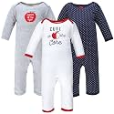 Hudson Baby Baby Cotton Union Suit, 3 Pack