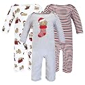 Hudson Baby Baby Cotton Union Suit, 3 Pack