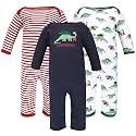 Hudson Baby Baby Cotton Union Suit, 3 Pack