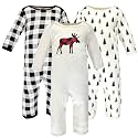 Hudson Baby Baby Cotton Union Suit, 3 Pack