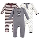 Hudson Baby Baby Cotton Union Suit, 3 Pack