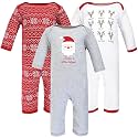 Hudson Baby Baby Cotton Union Suit, 3 Pack