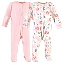 Hudson Baby Baby Cotton Union Suit, 3 Pack
