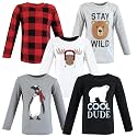 Hudson Baby Baby-Girls Long Sleeve T-Shirts