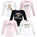 Hudson Baby Baby-Girls Long Sleeve T-Shirts