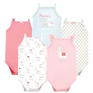 Hudson baby Boys Sleeveless Cotton Bodysuits 5