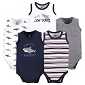 Hudson baby Boys39 Sleeveless Cotton Bodysuits 5