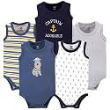 Hudson baby Boys39 Sleeveless Cotton Bodysuits 5