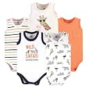 Hudson baby Boys39 Sleeveless Cotton Bodysuits 5