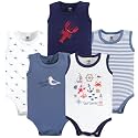 Hudson baby Boys39 Sleeveless Cotton Bodysuits 5