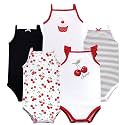 Hudson baby Boys39 Sleeveless Cotton Bodysuits 5
