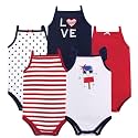 Hudson baby Boys39 Sleeveless Cotton Bodysuits 5
