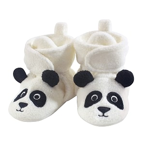 Hudson Baby Cozy Fleece Booties with Non