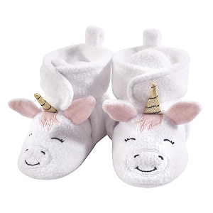 Hudson Baby Cozy Fleece Booties with Non