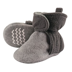 Hudson Baby Cozy Fleece Booties with Non