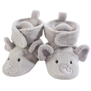 Hudson Baby Cozy Fleece Booties with Non
