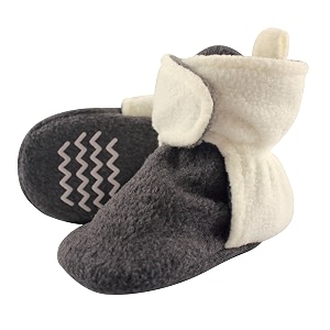 Hudson Baby Cozy Fleece Booties with Non