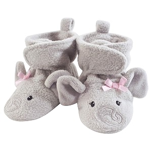 Hudson Baby Cozy Fleece Booties with Non