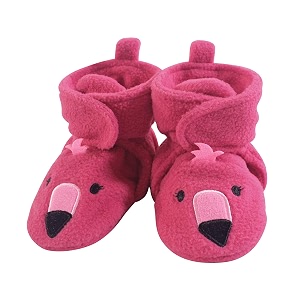 Hudson Baby Cozy Fleece Booties with Non