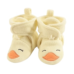 Hudson Baby Cozy Fleece Booties with Non