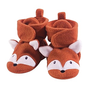 Hudson Baby Cozy Fleece Booties with Non