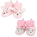 Hudson Baby Cozy Fleece Booties with Non
