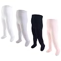 Hudson Baby Girls' Cotton Tights, 4 Pack