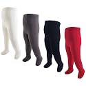 Hudson Baby Girls' Cotton Tights, 4 Pack