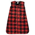 Hudson Baby Infant Girls Long Sleeve Plush Faux Fur Sleeping Bag, Wearable Blanket