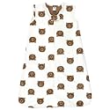 Hudson Baby Infant Girls Long Sleeve Plush Faux Fur Sleeping Bag, Wearable Blanket