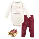 Hudson Baby Unisex Baby Cotton Bodysuit, Pant and Shoe Set
