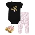 Hudson Baby Unisex Baby Cotton Bodysuit, Pant and Shoe Set