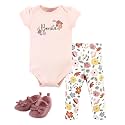 Hudson Baby Unisex Baby Cotton Bodysuit, Pant and Shoe Set