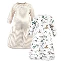 Hudson Baby Unisex Baby Cotton Long-Sleeve Wearable Sleeping Bag, Sack, Blanket