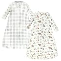 Hudson Baby Unisex Baby Cotton Long-Sleeve Wearable Sleeping Bag, Sack, Blanket