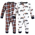 Hudson Baby Unisex Baby Cotton Sleep and Play