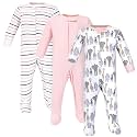 Hudson Baby Unisex Baby Cotton Sleep and Play