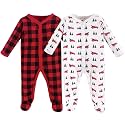 Hudson Baby Unisex Baby Cotton Sleep and Play