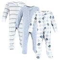 Hudson Baby Unisex Baby Cotton Sleep and Play