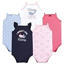 Hudson Baby Unisex Baby Cotton Sleeveless Bodysuits
